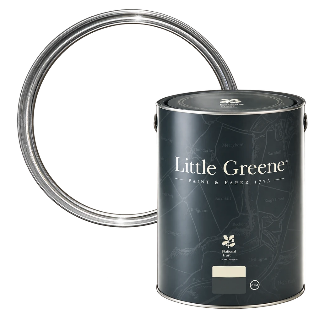 A tin of Little Greene Etruria