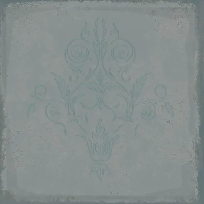 Albery wallpaper in Seafoam on Foil