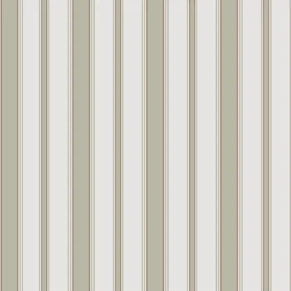 Cambridge Stripe wallpaper in Soft Olive