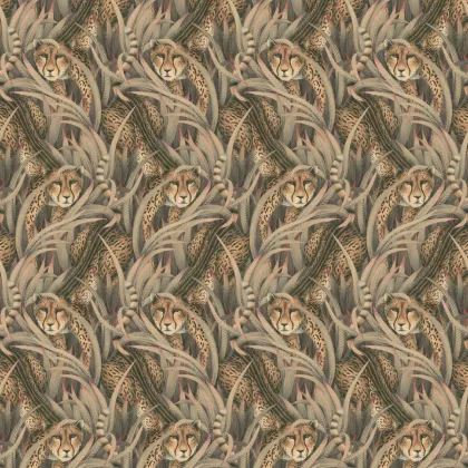 Cheetah Prowl wallpaper in Slate