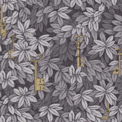 Chiavi Segrete wallpaper in Slate Blue & Grey