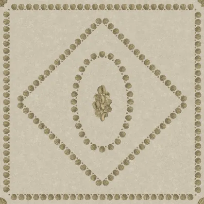 Conchiglie wallpaper in Gold on Stone