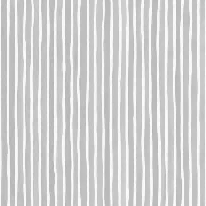Croquet Stripe wallpaper in Soft Grey