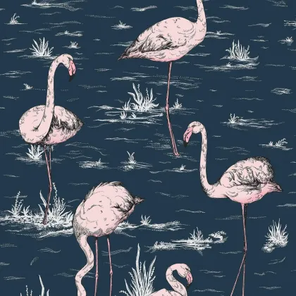 Flamingos wallpaper by Cole & Son