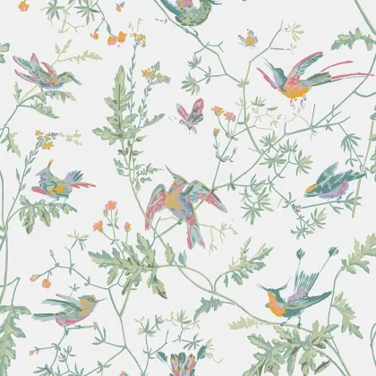 Hummingbirds wallpaper in Pastel