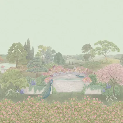 Idyll wallpaper in Blush