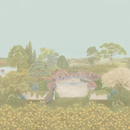 Idyll wallpaper in Honey Citrine