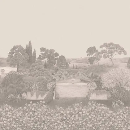 Idyll wallpaper in Platinum Matte