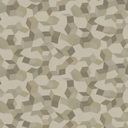 Ingot wallpaper in Metallic Gilvers on Taupe
