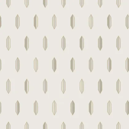 Inlay wallpaper in Shell & Gold on Vanilla