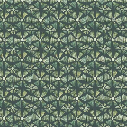 Kalahari wallpaper in Forest Green & Racing Green