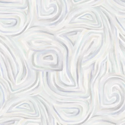 Kawakubo wallpaper in Lavender & Soft Mint