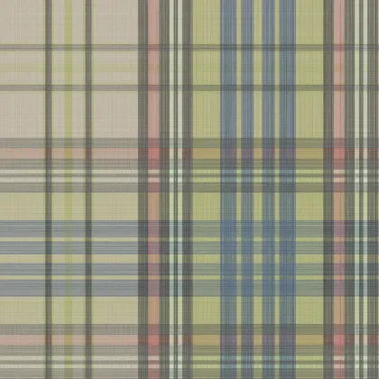 MacAndreas Tartan wallpaper in Pistachio & Stone