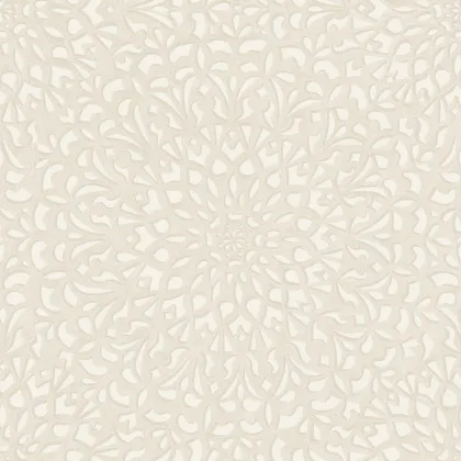 Medina wallpaper in Pearl & Parchment