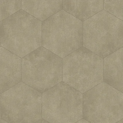 Mineral wallpaper in Metallic Gilver on Linen