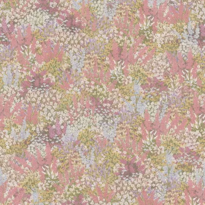 Petite Fleur wallpaper in Peach & Blush