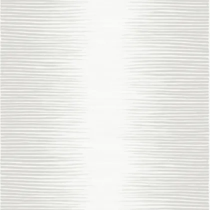 Plume wallpaper in Stone on White