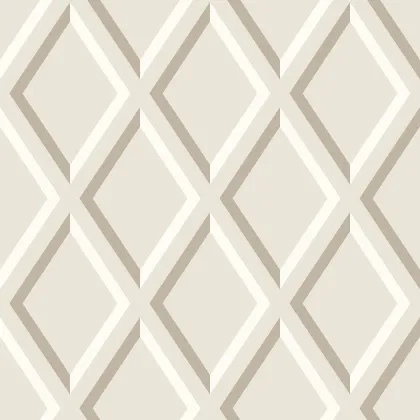 Pompeian wallpaper in Gilver & White on Stone