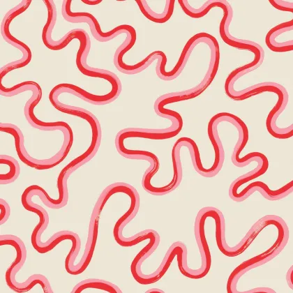 Rainforest Squiggle wallpaper by Cole & Son
