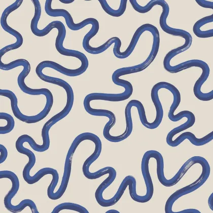 Rainforest Squiggle wallpaper by Cole & Son