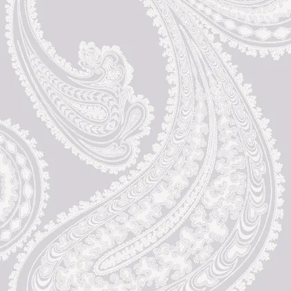 Rajapur wallpaper in Chalk on Heath Grey