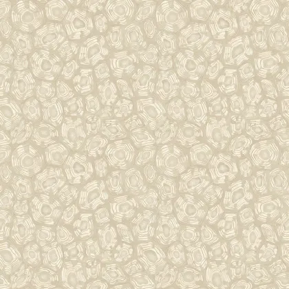 Savanna Shell wallpaper in Parchment, Linen & Metallic Gilver