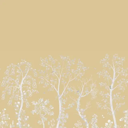 Seasonal Woods wallpaper in Gold Pearl