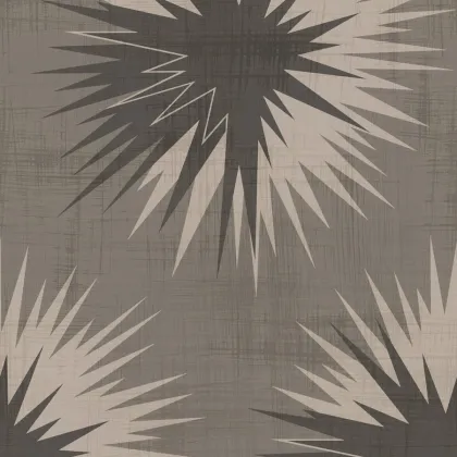 Soft Thistle wallpaper in Dove Grey & Charcoal