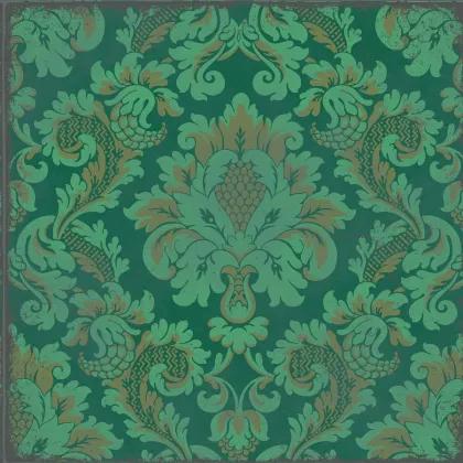 Stravinsky wallpaper in Viridian