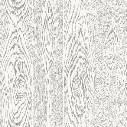 Wood Grain wallpaper in Soot & Snow