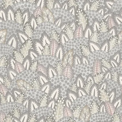 Zulu Terrain wallpaper in Heath Grey & Blush