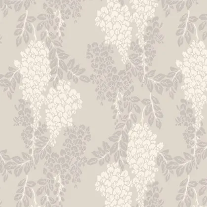 Wisteria wallpaper in No. 2201