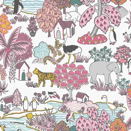 Animal Kingdom wallpaper by Little Greene