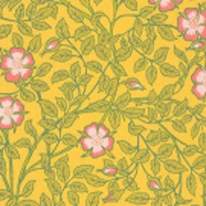 Briar Rose wallpaper in Indian Yellow