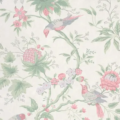 Brooke House wallpaper in Linen