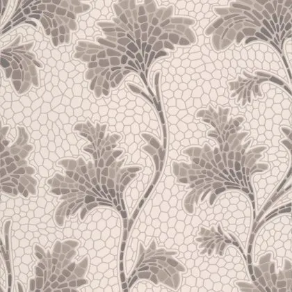 Mosaic Trail wallpaper in Slaked Lime