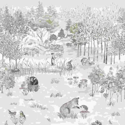 Potter's Woodland wallpaper by Little Greene