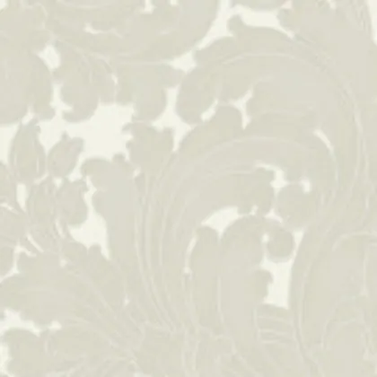 Tulip wallpaper in Pale Grey