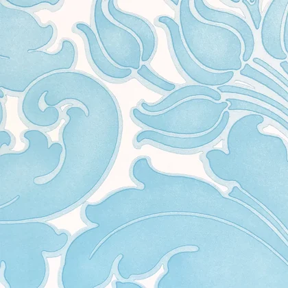 Tulip wallpaper in Powder Blue