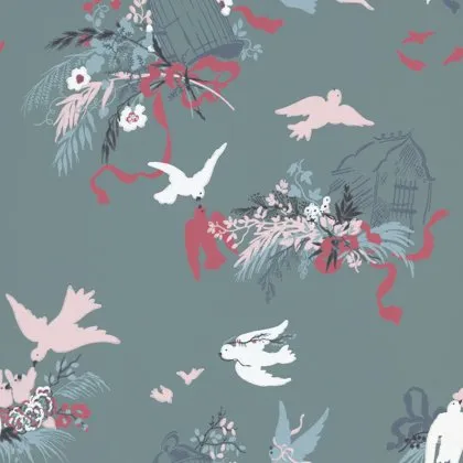 Volières wallpaper in Etruria