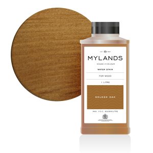 Water stain golden oak